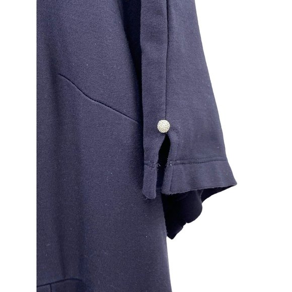 The Limited Collection Dress Pullover Fit & Flare Navy Pockets Career 24W - Picture 2 of 7